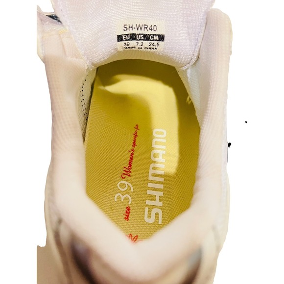 Shimano SH-WR40 SPD SIZE US 7.2 EU 39 Bike Shoes Pedaling Dynamics - NEW Wt Tags - Picture 10 of 10